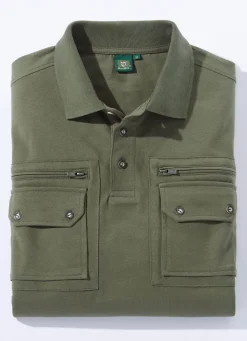 Hot BADER Poloshirt in 3 Farben OLIV