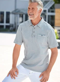 Sale BADER Poloshirt in 4 Farben GRAU