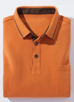 Discount BADER Poloshirt in 4 Farben ORANGE