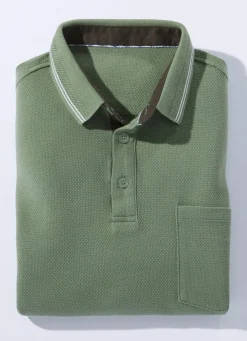 Outlet BADER Poloshirt in 4 Farben LINDGRÜN