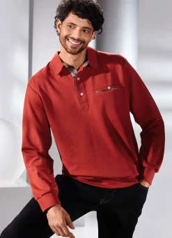 Online BADER Poloshirt in 3 Farben ROST