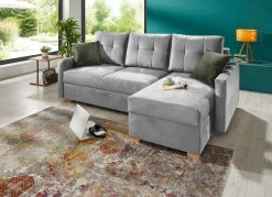 Best BADER Polsterecke mit Bettfunktion GRAU