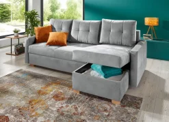 Best BADER Polsterecke mit Bettfunktion GRAU