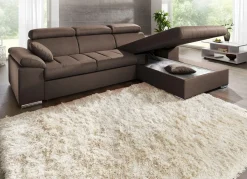 Outlet BADER Polsterecke mit Bettfunktion BRAUN