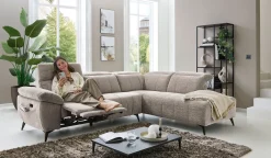 New BADER Polsterecke mit Funktion beige
