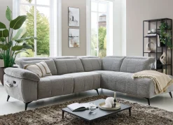 Outlet BADER Polsterecke mit Funktion grau