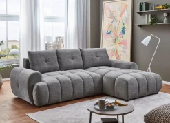 Outlet BADER Polsterecke mit Funktion grau