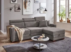 Outlet BADER Polsterecke mit Funktion grau