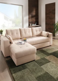 Clearance BADER Polstermöbel mit Bettfunktion verschiedene Ausführungen BEIGE