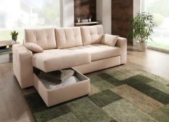 Clearance BADER Polstermöbel mit Bettfunktion verschiedene Ausführungen BEIGE