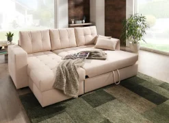 Clearance BADER Polstermöbel mit Bettfunktion verschiedene Ausführungen BEIGE