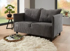 Discount BADER Polstermöbel mit dekorativem Cord-Bezug ANTHRAZIT
