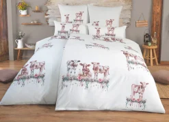 Clearance BADER Polycotton-Bettwäsche-Garnitur mit Reißverschluss MULTICOLOR