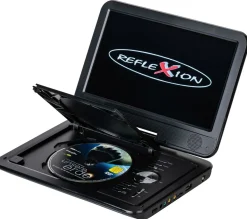 Discount Reflexion Portabler DVD-Spieler mit TV 10,1" SCHWARZ