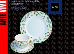 Discount BADER Porzellan-Geschirr Millefiori aus hochwertigem weißen Porzellan
