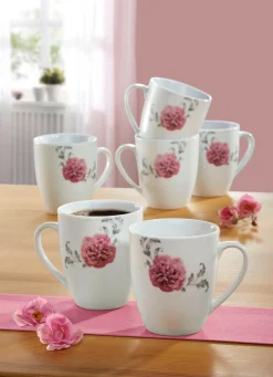 Online Arte Viva Porzellan-Serie "Como" PINK-GRAU