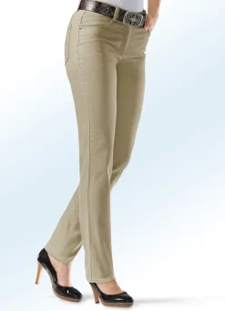 Clearance BADER Power-Stretch-Jeans BEIGE