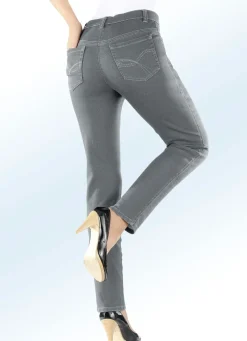 Sale COSMA Power-Stretch-Jeans GRAU