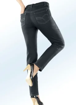 Sale COSMA Power-Stretch-Jeans SCHWARZ