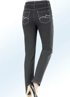 Online BADER Power-Stretch-Jeans GRAFIT
