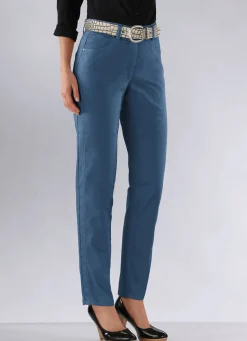 Hot BADER Power-Stretch-Jeans JEANSBLAU