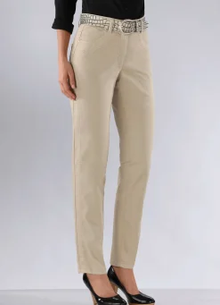 Hot BADER Power-Stretch-Jeans SAND