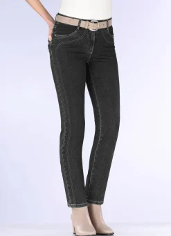 Hot BADER Power-Stretch-Jeans SCHWARZ