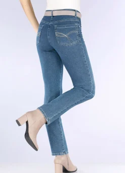 Sale BADER Power-Stretch-Jeans JEANSBLAU