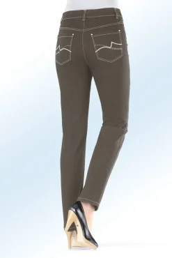 Discount BADER Power-Stretch-Jeans TAUPE