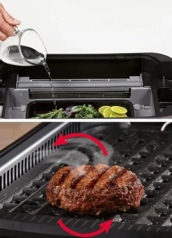 New MEDIA SHOP PowerXL Smokeless Indoor-Grill SCHWARZ