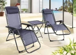 Online BADER Praktisches, 3-teiliges Relax-Set zum Super-Preis SCHWARZ-BLAU