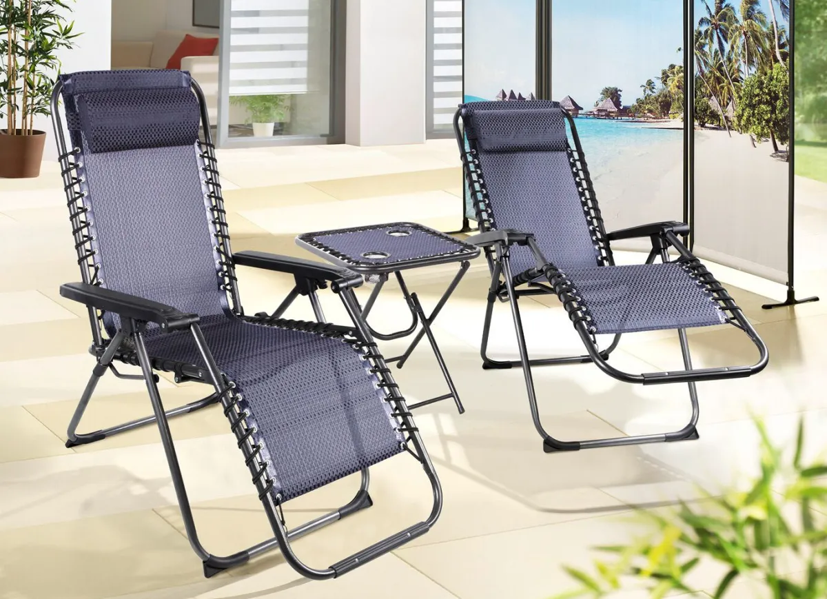 Online BADER Praktisches, 3-teiliges Relax-Set zum Super-Preis SCHWARZ-BLAU
