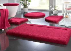 New BADER Premium Badgarnitur Superfine Microfaser BORDEAUX