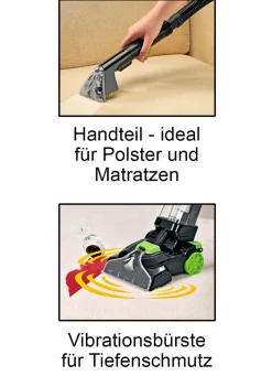 Sale BADER Profi-Reiniger 3-in-1 – für Teppiche und Hartböden SCHWARZ