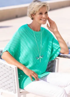 Online BADER Pulli in Fledermausform MINT