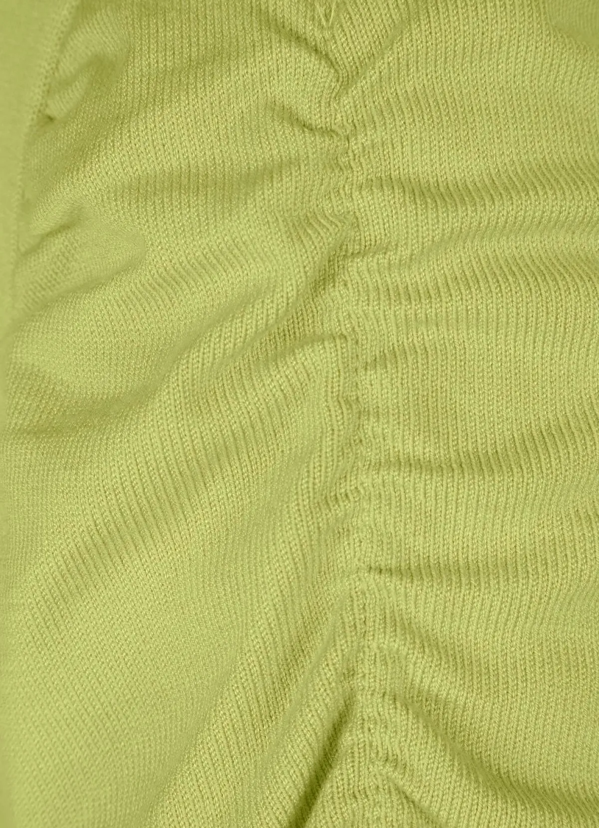 Discount BADER Pulli mit Raffung an den Ärmeln LIMETTE