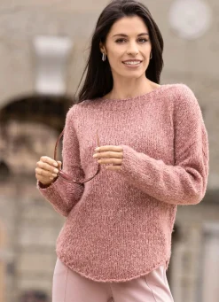 New laurakent Pullover aus Melangegarn HUMMER MELIERT
