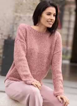 New laurakent Pullover aus Melangegarn HUMMER MELIERT