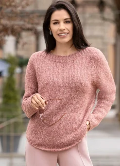 New laurakent Pullover aus Melangegarn HUMMER MELIERT