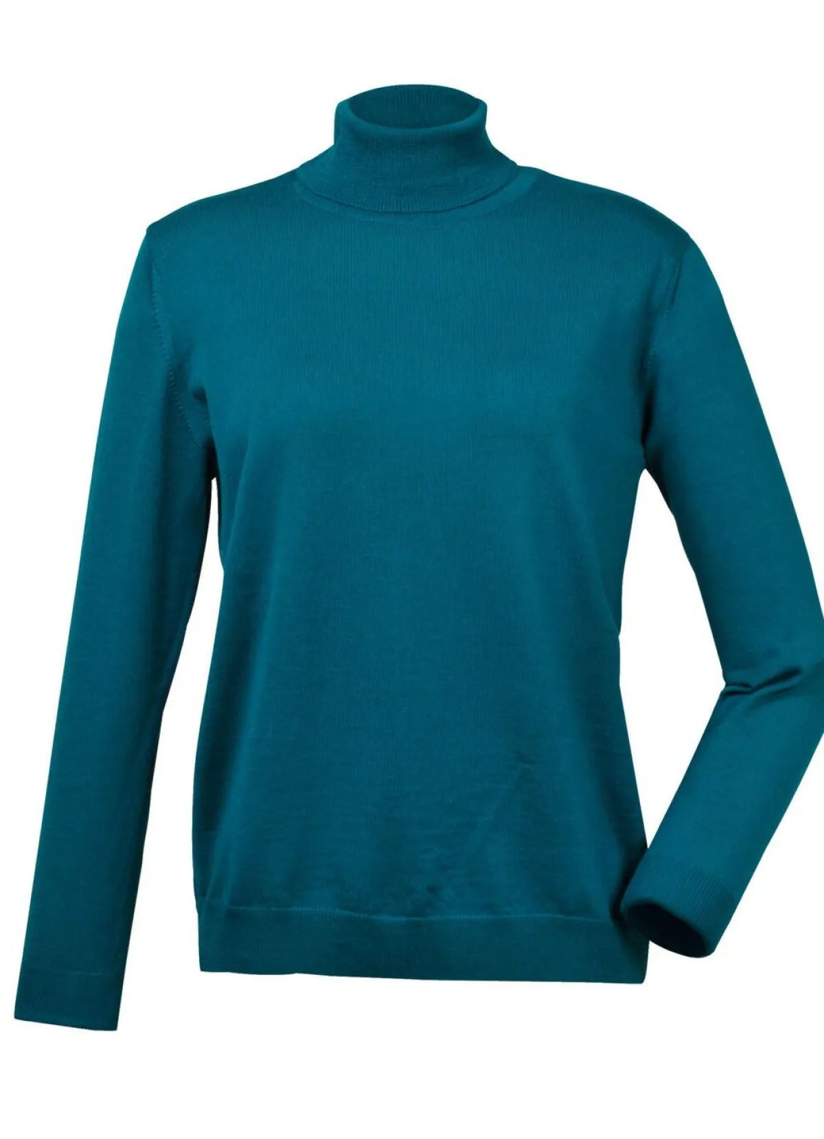 BADER Pullover in Feinstrick PETROL