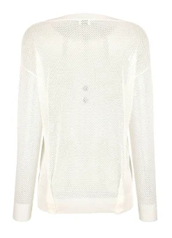 Sale BADER Pullover in Feinstrick ECRU