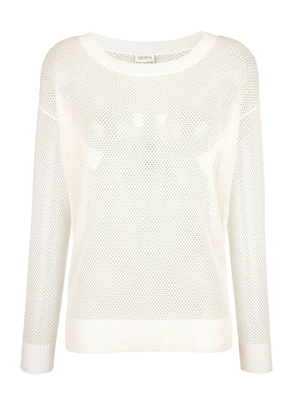 Sale BADER Pullover in Feinstrick ECRU