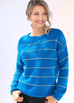Outlet BADER Pullover in Flauschqualität KOBALTBLAU