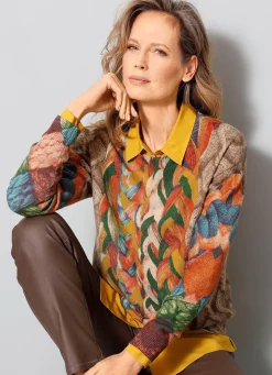 Clearance BADER Pullover in Grafikdessin MULTICOLOR