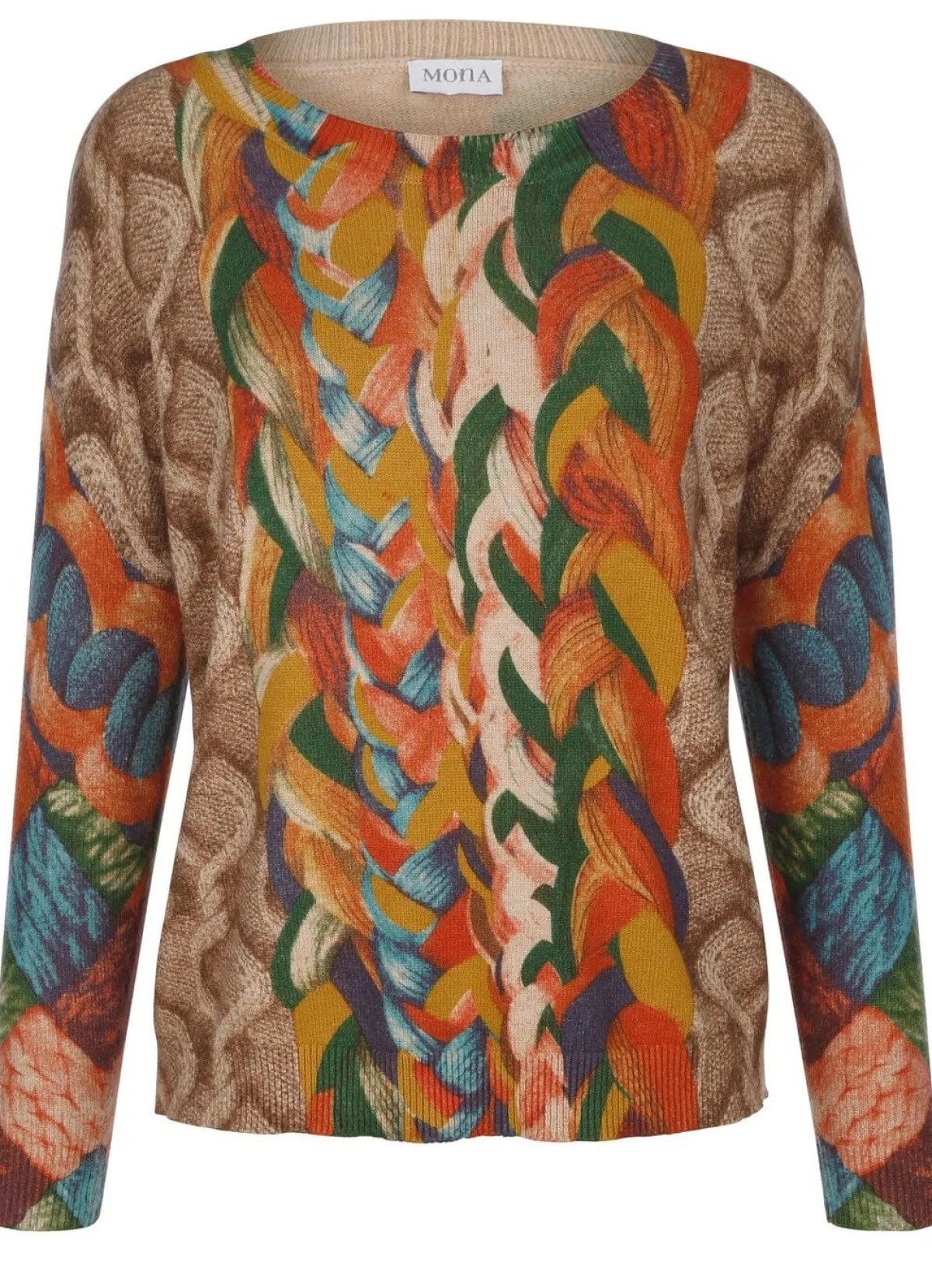 Clearance BADER Pullover in Grafikdessin MULTICOLOR