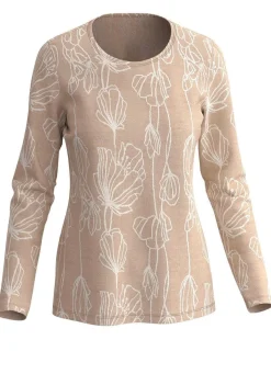 Best KLAUS MODELLE MADE IN GERMANY Pullover in Jacquard-Dessin BEIGE-WEISS