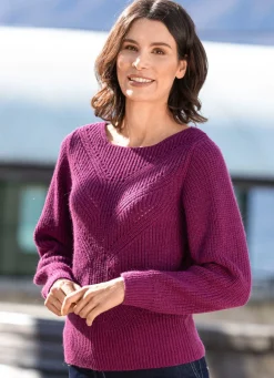 New BADER Pullover in Perlfang BEERE