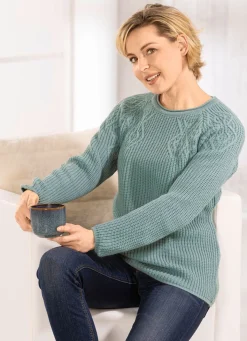 Discount BADER Pullover in Perlfang SALBEI