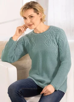 Discount BADER Pullover in Perlfang SALBEI