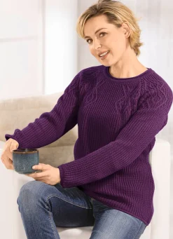Discount BADER Pullover in Perlfang VIOLA